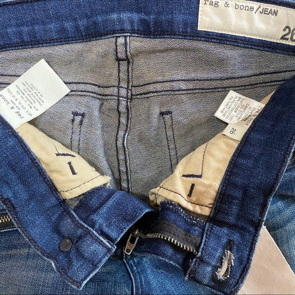 RAG & BONE Mid Rise Skinny Leg Jeans - Picture 4 of 4